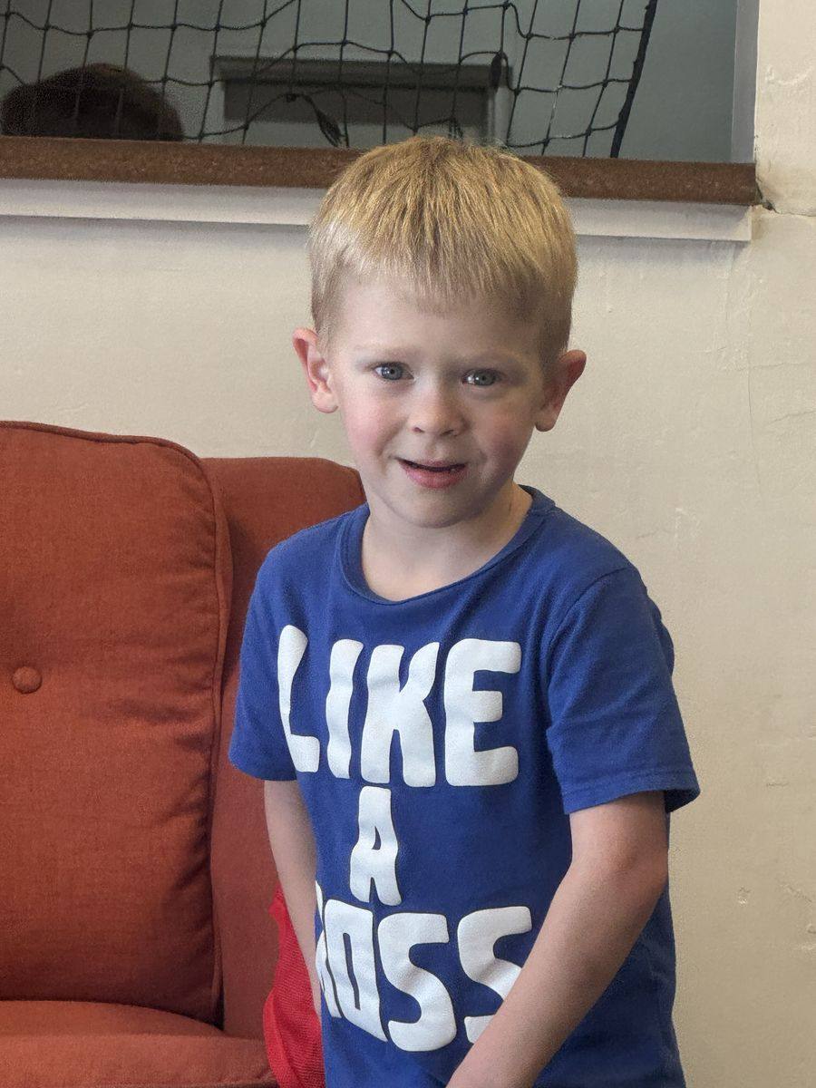 A young FAST camper smiling